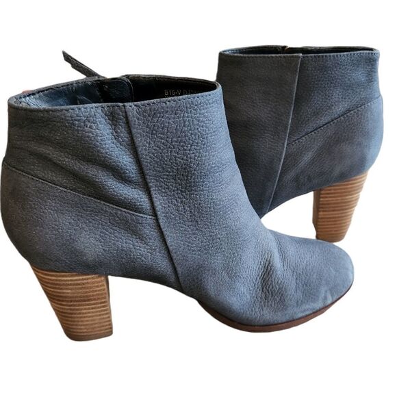 Cole Haan Blue Suede Ankle Booties - Picture 4 of 8